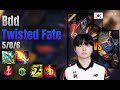 Bdd Mid Twisted Fate vs Yasuo lol KR solo rank Full Game 16.9 | 비디디 트위스티드 페이트 vs 야스오