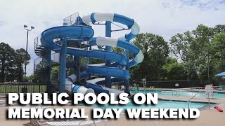 Pools, splash pads, and swim beaches open up in time for Memorial Day weekend