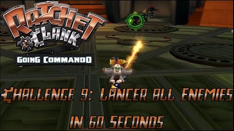 Ratchet & Clank: Going Commando | Megacorp Games Challenge 9: Lancer Enemies in 60 Seconds (Ps2/Ps3)