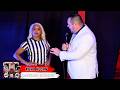 Kiera Hogan backstage interview special guest referee at Mignight Xpress Las Vegas