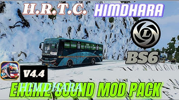 BUSSID V4 4 HRTC HIMDHARA BUS ASHOK LEYLAND BS6 BUS ENGINE SOUND MOD PACK NORMAL