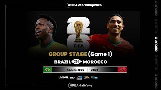 🔴 LIVE: Brazil vs Morocco | FIFA World Cup 2026