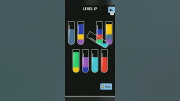 Water colour sort Game l Level 17 l Puzzle solution l Game solution l #shorts