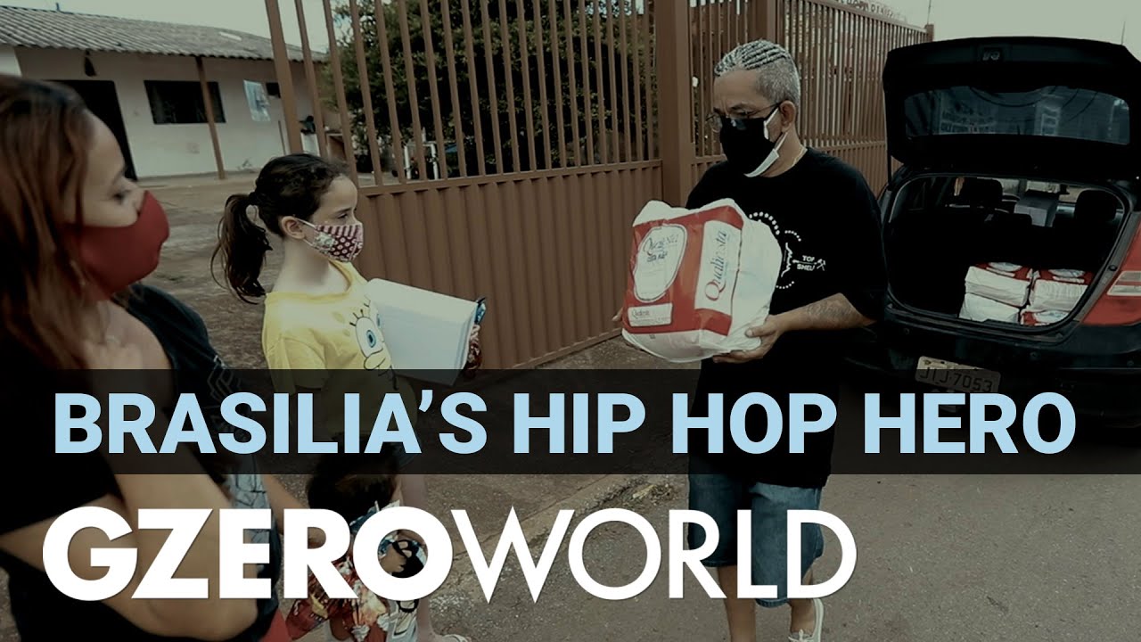 A Brazilian Hip Hop Artist Who Brings His Community Not Just Music, But Food | GZERO World