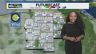 Evening snow tapers off, cold and slick overnight