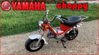 Yamaha Chappy lb-50 Реставрация ретромопеда