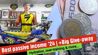 Giveaway for the first 1000 riders | +Passive income ideas 2024 | Hydration, overtraining & more..