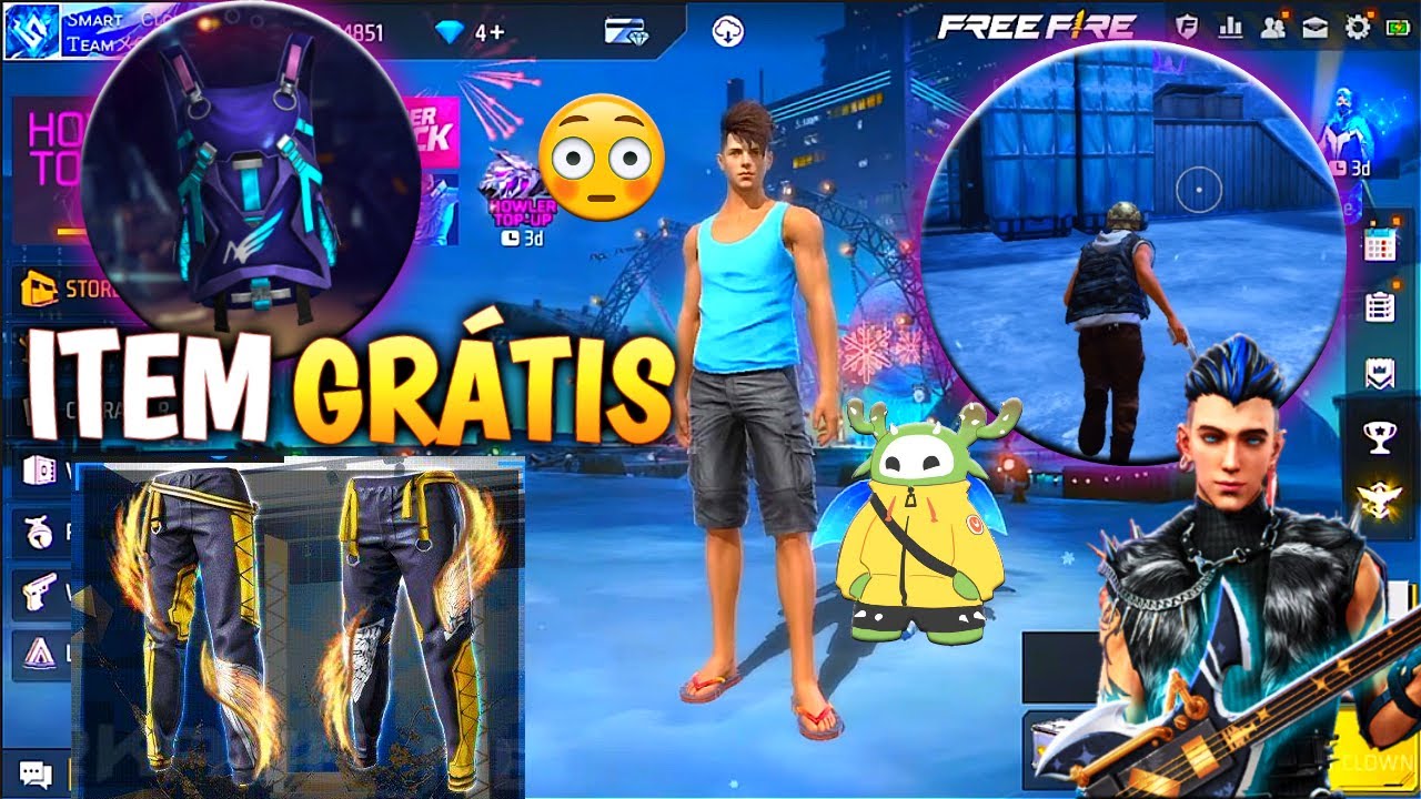 AMANHÃ!! MELHOR OURO ROYALE?? 3 EMOTES GRÁTIS, SAMURAI DE VOLTA E ÍTENS DEMON  SLAYER - FREE FIRE 