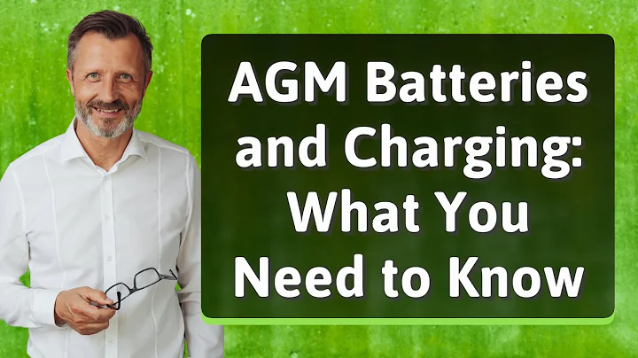 AGM Batteries and Charging: What You Need to Know