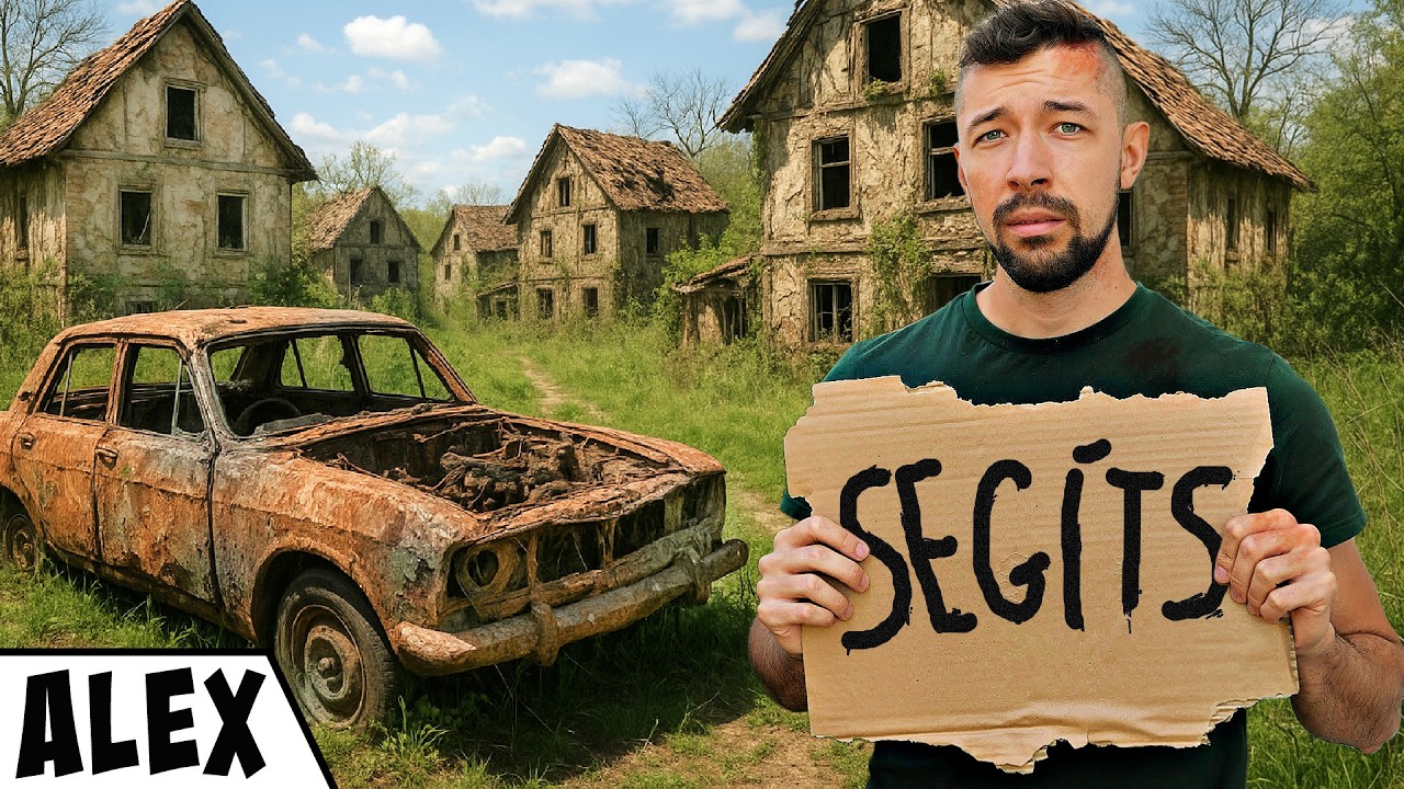 Túléltem 24 Órát Egy Elhagyatott Szellem Faluban!