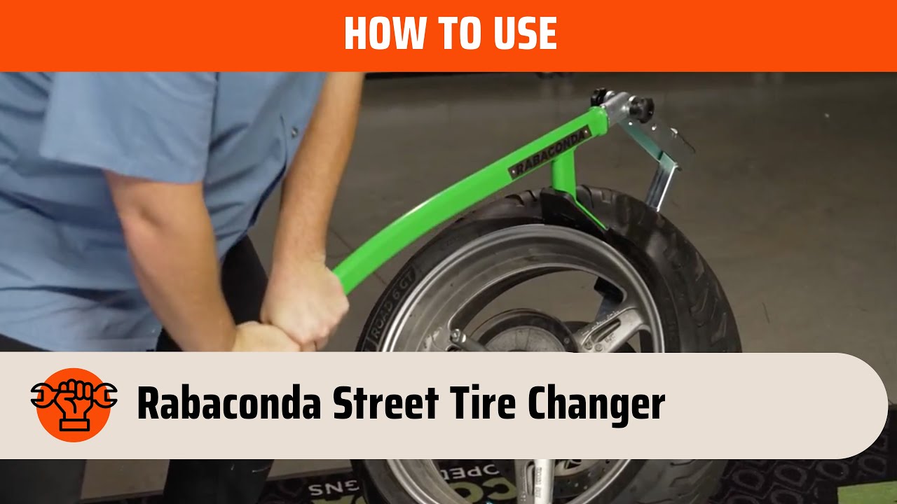How to Use the Rabaconda Street Bike Tire Changer - YouTube