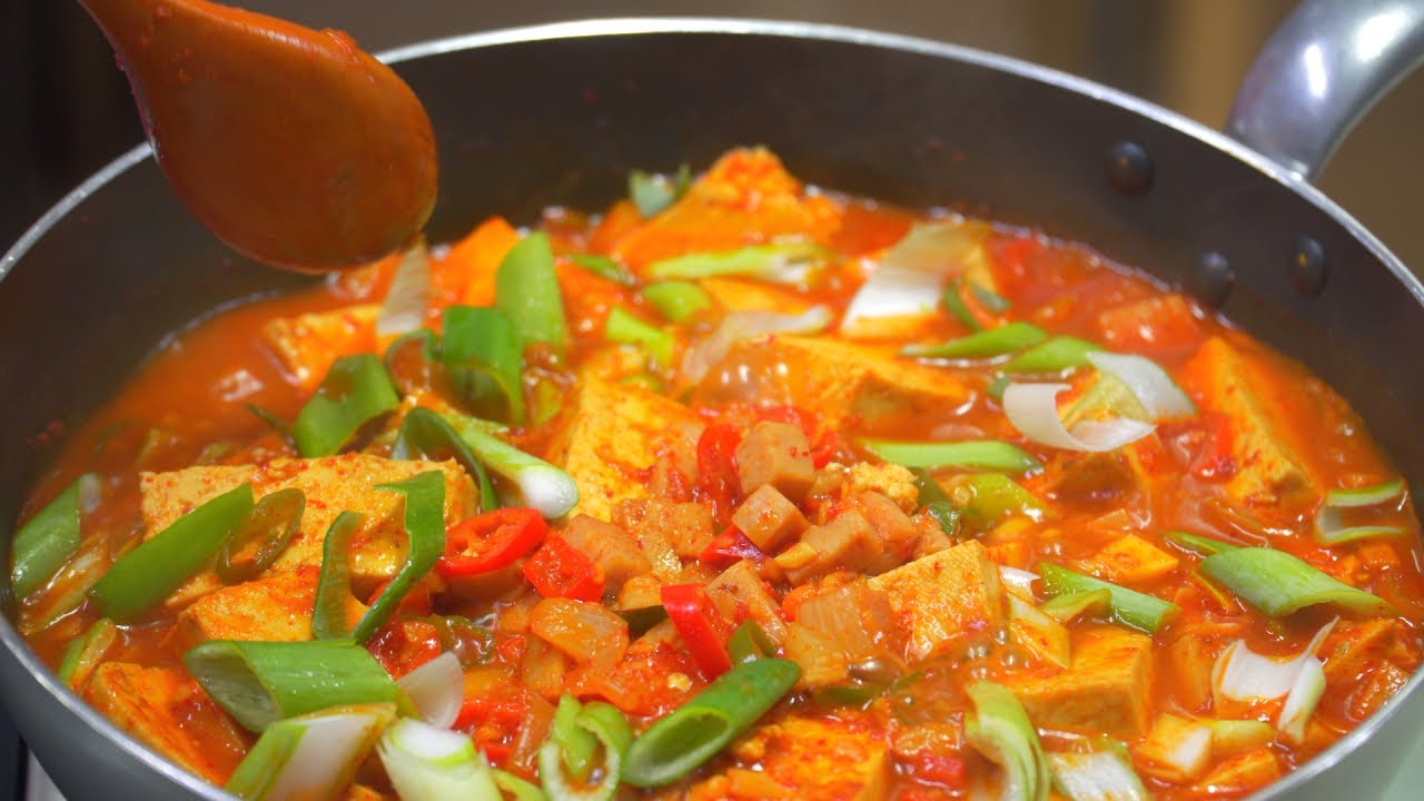 스팸두부짜글이