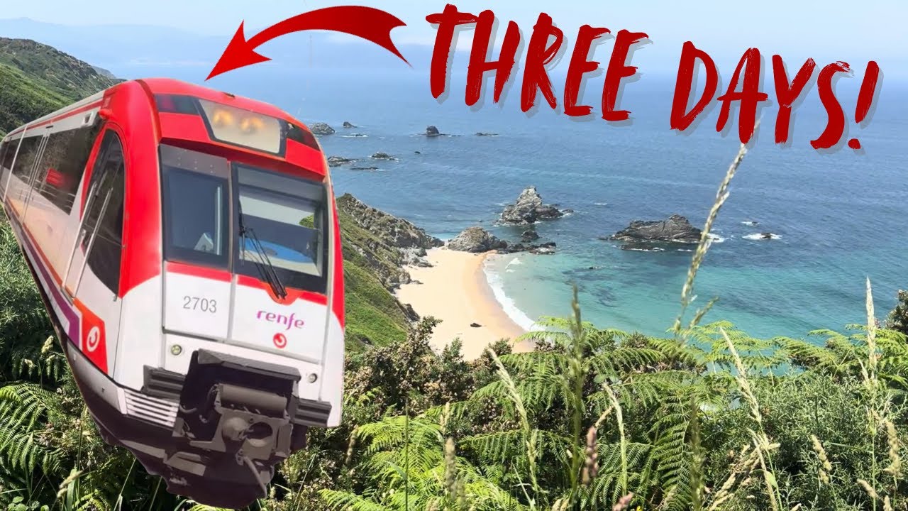 Я проехал по самой длинной узкоколейной железной дороге в Европе: ТРИ ДНЯ по Испании