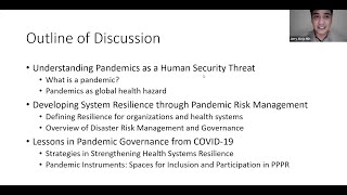 The Basics of Pandemics and Pandemic Preparedness