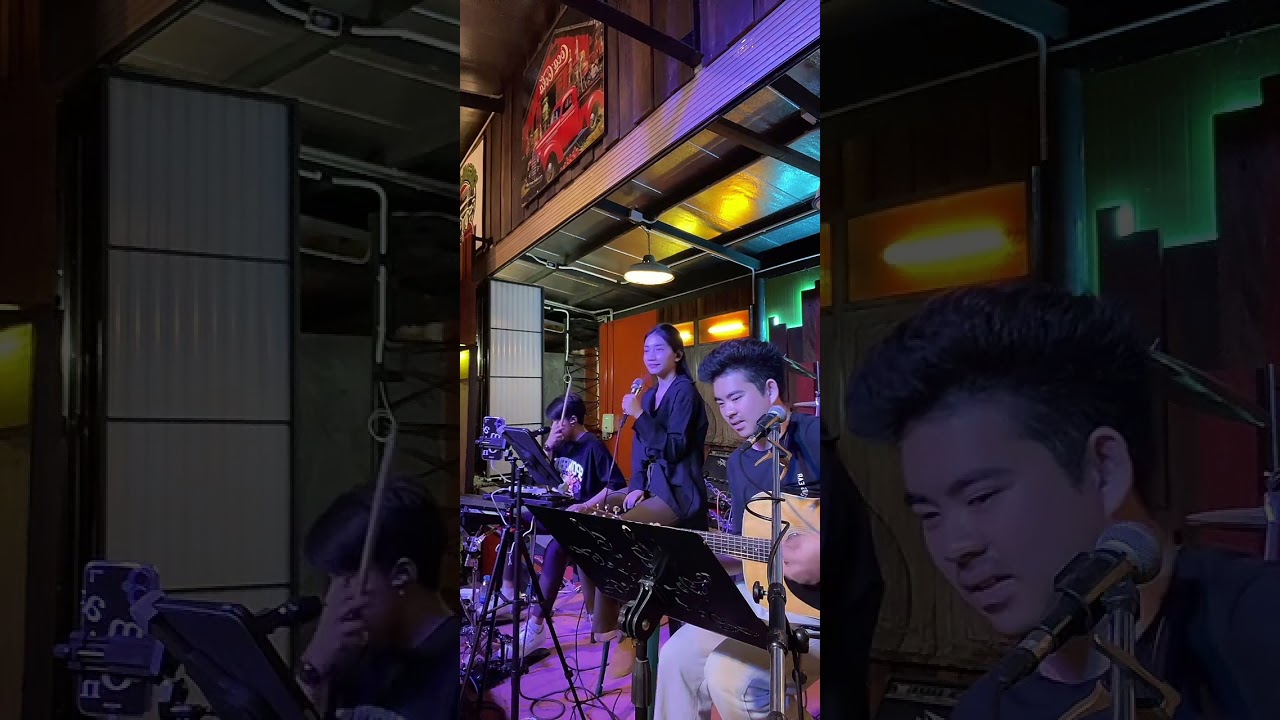 โฟล์คซอง ดนตรีสด ร้านเหล้า ร้านอาหาร วงขนมแบนด์ Cover Live version @โรงเตี๊ยม ไทรโยคใหญ่ 