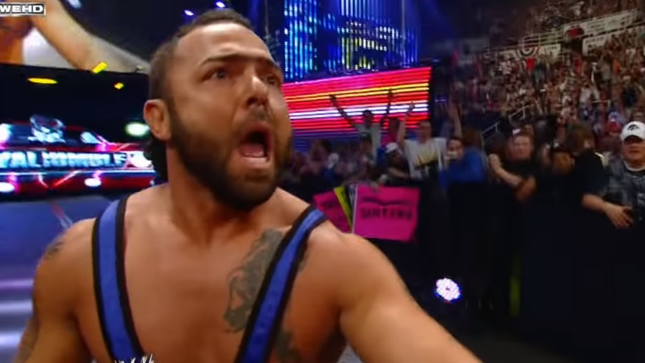 Santino sets a Royal Rumble Match elimination record - Royal Rumble 2009 - YouTube