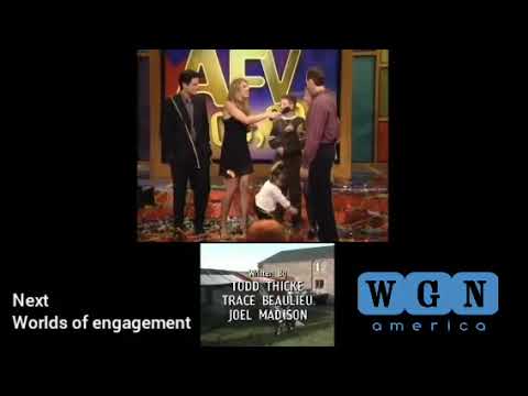 AFV 100 000 Show 1999 Split Screen Credits Wgn America Airing Fanmade