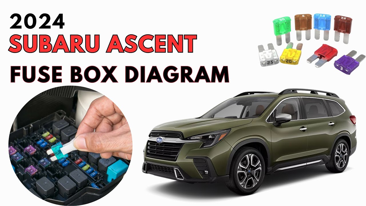 2024 Subaru Ascent Fuses, Fuse Box Diagram and Location Guide YouTube