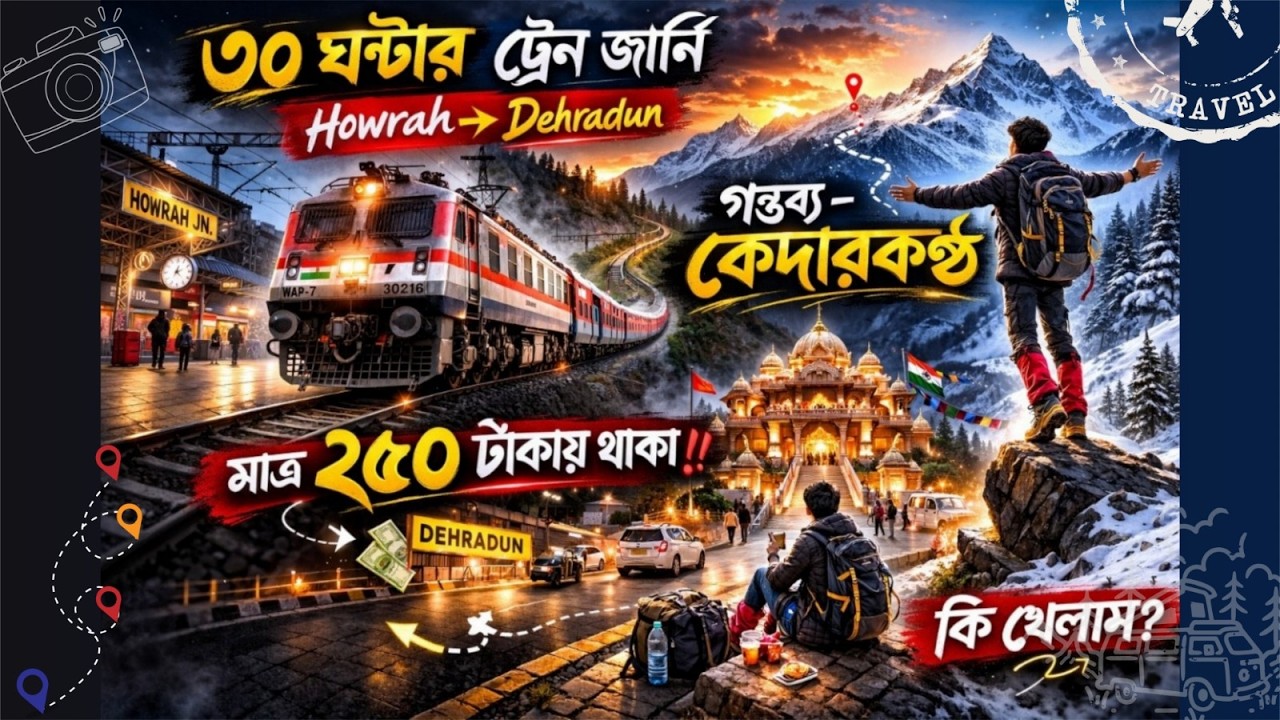 12369 HWH-DDN KUMBH EXPRESS | বন্ধুদের সাথে চললুম দেহরাদুনের উদ্দেশ্যে | গন্তব্য-কেদারকণ্ঠ | PART 1