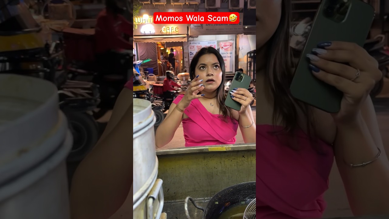 Momos Wala Scam 🤣 #shorts #ytshorts #momoswala #viralmomoswala #teratrigun