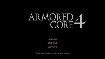 Armored Core 4 Unreleased Track - Main menu theme