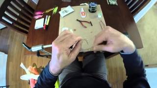 Tying the surface frog with the Calder Fly Fishing Association