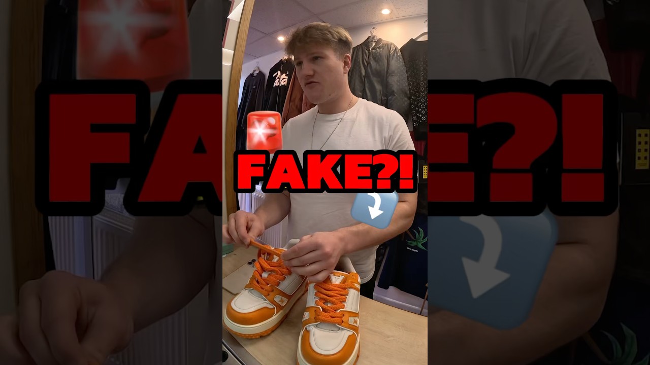 Fake Or Real LV SKATES?!➡️cbestores.com⬅️