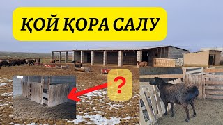 Қой қора салу. Жабық қора қойға не үшін керек ?