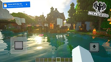 🔥Shader MCPE 1.21+ Bầu Trời Đêm Tuyệt Đẹp Hiệu Ứng Cực Đã Mắt || Shader Minecraft PE