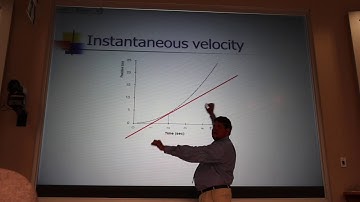 Finding Instantaneous Velocity on a Graph   Quick Concept