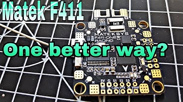 Matek F411 One flight controller with built in receiver overview