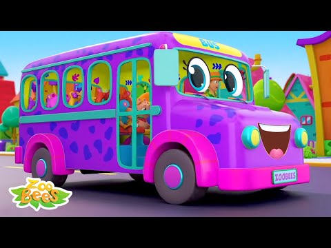 Otobüsteki tekerlekler | Bebekler için şarkılar | Popüler şiirler | Zoobees Türkçe | Okul öncesi