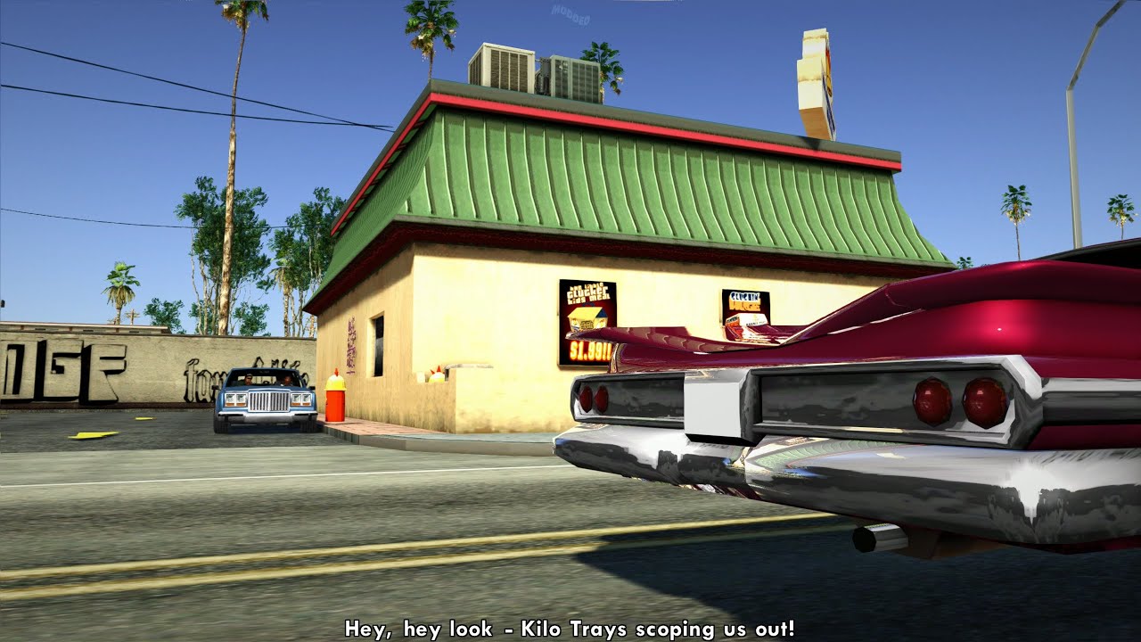 GTA San Andreas Ultra Graphics Gameplay PART 5 "Drive-Thru" Mission ...