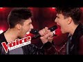 Axel Bauer - Éteins la lumière | Hadrien Collin VS Antoine | The Voice France 2016 | Battle