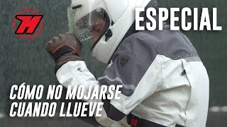 Ir en MOTO CUANDO LLUEVE: cómo no mojarse. ¡Trucos y consejos!