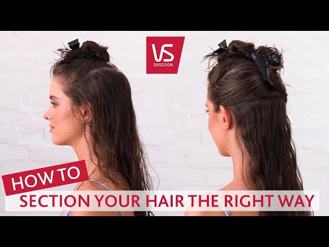 How To Section Hair Correctly | VS Sassoon