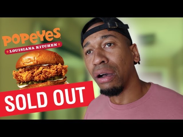 When You Find Out Popeyes Chicken Sandwich Is SOLD OUT! When You Find Out Popeyes Chicken Sandwich Is SOLD OUT!