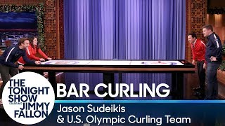 Bar Curling With Jason Sudeikis And The U.s. Olympic Curling Team