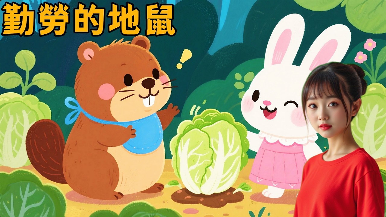 勤劳的地鼠｜彩雲說故事 046｜兒童故事繪本｜幼兒睡前故事 ｜儿童益智