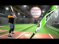 Hitting a juiced 2019 mlb baseball with the green cf zen new exit velo record by a lot