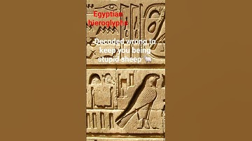 Egyptian hieroglyphs are wrong #shortsfeed #Egyptian #hieroglyphics #translate