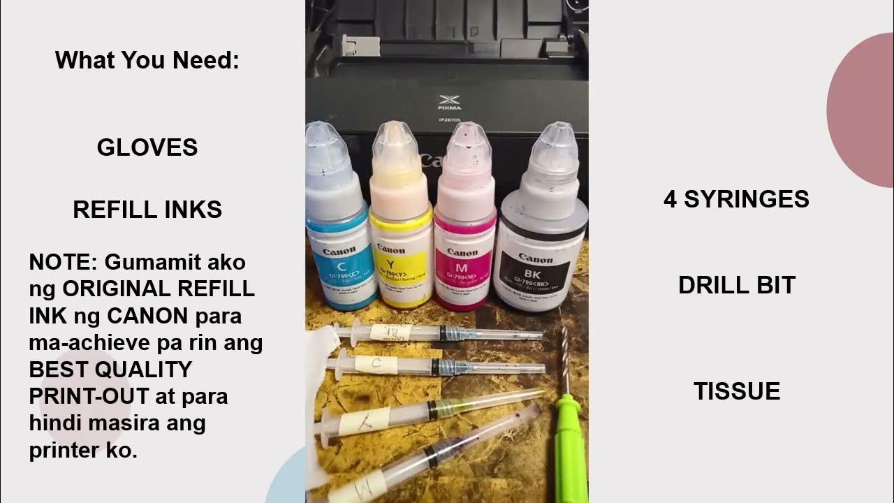 HOW TO REFILL CANON INK CARTRIDGES, Easy and safe way to inject ink