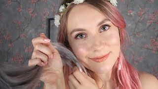 ASMR ~ Hair BRUSHING & Scalp MASSAGE ~ So soothing, slowly and very gentle ... EAR to EAR WHISPER