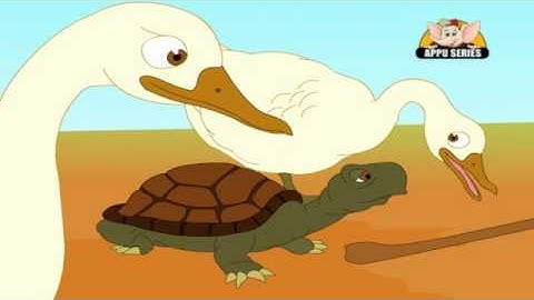 Panchatantra Tales in Hindi - The Talkative Tortoise
