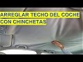 Cómo arreglar techo del coche con chinchetas | VW Golf IV