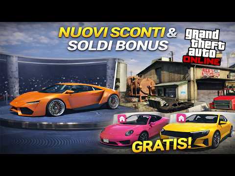 Video 2 AUTO SUPER GRATIS SU GTA ONLINE - AGGIORNAMENTO SETTIMANALE SCONTI e SOLDI BONUS
