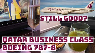 Qatar Airways Business Class Boeing 787-8 BRU-DOH-WDH (NO Qsuite)