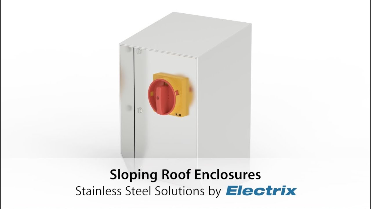 Electrical Enclosures Sloping Roof Stainless Steel Enclosures by Electrix YouTube