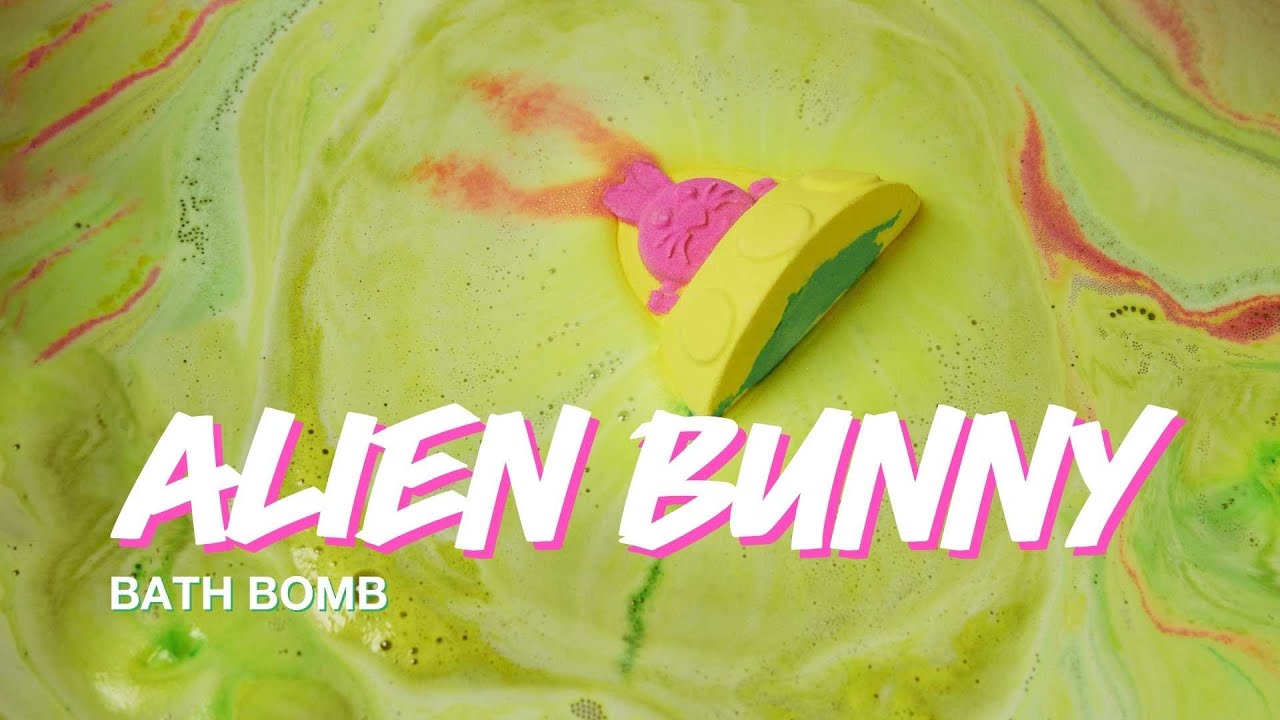 Alien Bunny Bath Bomb : LUSH Easter 2024