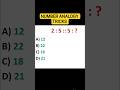NUMBER ANALOGY|™ REASONING TRICKS|™ SSC |™ NTPC #ssc #ntpc #mts #sscgd